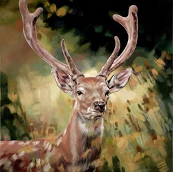 Contemplating by Debbie Boon - Limited Edition on Canvas sized 20x20 inches. Available from Whitewall Galleries